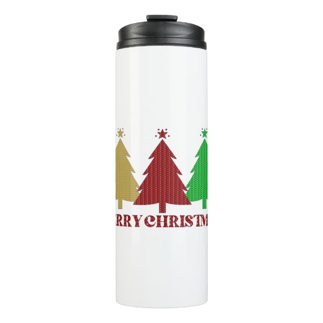 Merry Christmas Thermal Tumbler (Front)