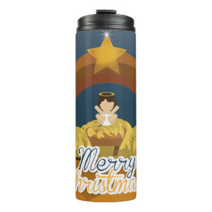 Merry Christmas Thermal Tumbler