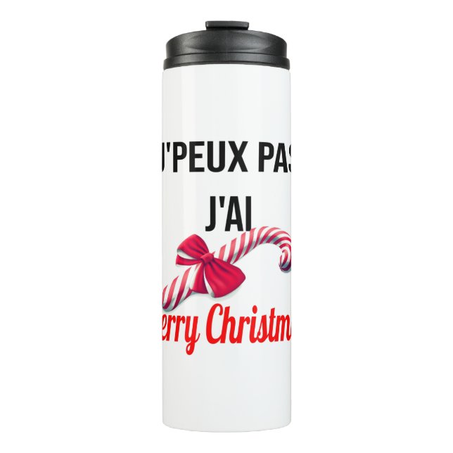 Merry Christmas Thermal Tumbler (Front)