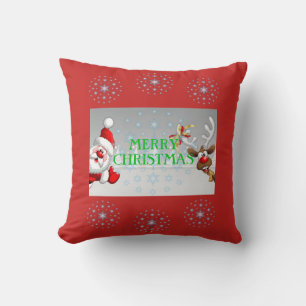 Merry Christmas Throw Pillow