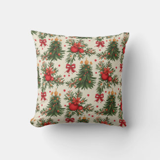 Merry Christmas Throw Pillow 1