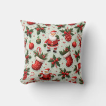 Merry Christmas Throw Pillow 3