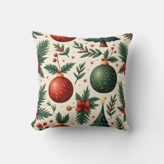 Merry Christmas Throw Pillow 5