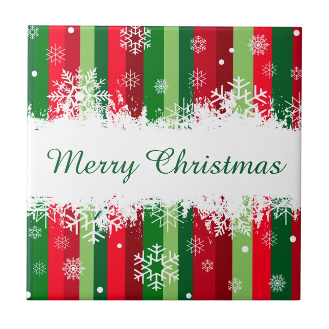 Merry Christmas Tile (Front)