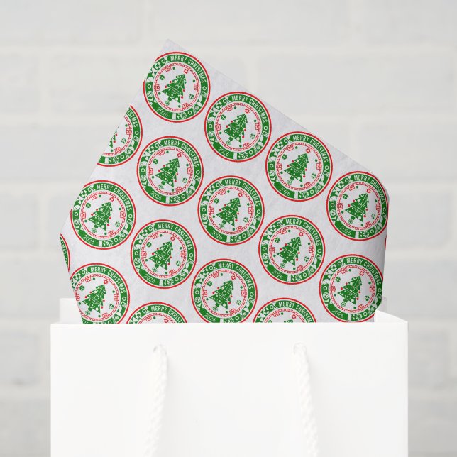 Merry Christmas Tissue Paper (Gift Bag)