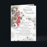 Merry Christmas to a Very Special Friend Christmas Card<br><div class="desc">"Merry Christmas to a Very Special Friend Christmas Card" is a heartwarming way to convey your warm wishes and celebrate your special friendship during the holiday season. This card is perfect for showing your appreciation and spreading joy to a friend who holds a special place in your heart. It's a...</div>