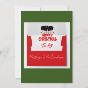 Merry Christmas To All Christmas  Holiday Card