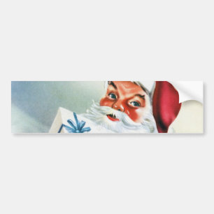 Merry Christmas to All (Vintage Santa Claus) Bumper Sticker