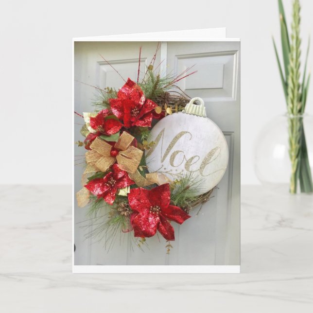 MERRY CHRISTMAS TO "FAMILY AND FRIENDS" HOLIDAY CARD (Front)