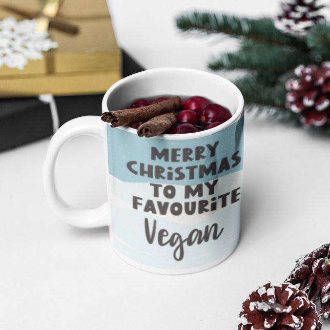 Merry Christmas to favorite Vegan cartoon piglet Coffee Mug (Creator Uploaded)