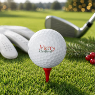 Merry Christmas to golfer Golf Balls