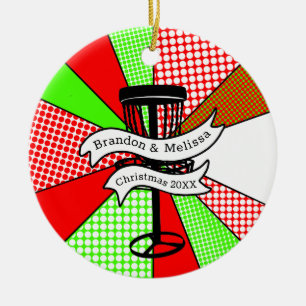 Merry Christmas to my Favourite Disc Golfer Ceramic Tree Decoration