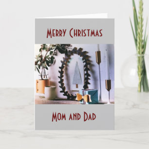 MERRY CHRISTMAS TO **MY PARENTS** HOLIDAY CARD
