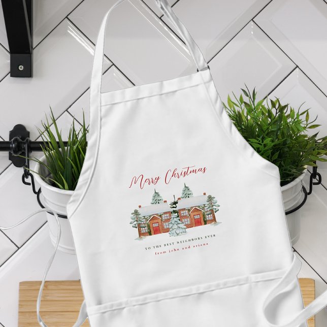 Merry Christmas to the Best Neighbours Ever Standard Apron (Creator Uploaded)