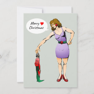 Merry Christmas to the little elf. Holiday Card