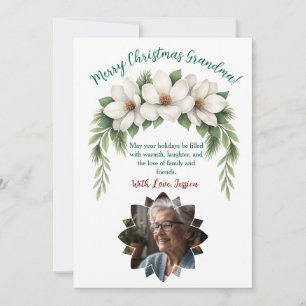 Merry Christmas to the Most Amazing Grandma Holiday Card