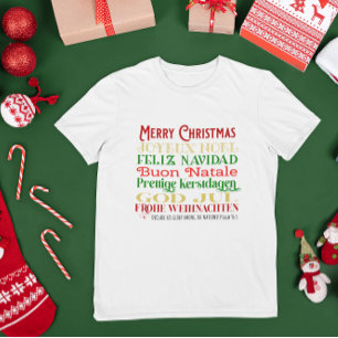 Merry Christmas to the Nations Scripture T-Shirt