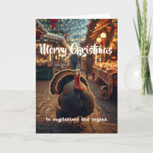 Merry Christmas to vegetarians and vegans. Card