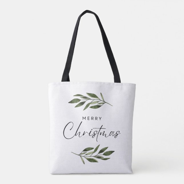 Merry Christmas Tote Bag (Back)