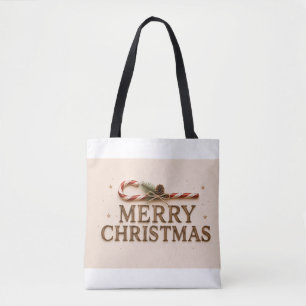 MERRY CHRISTMAS TOTE BAG