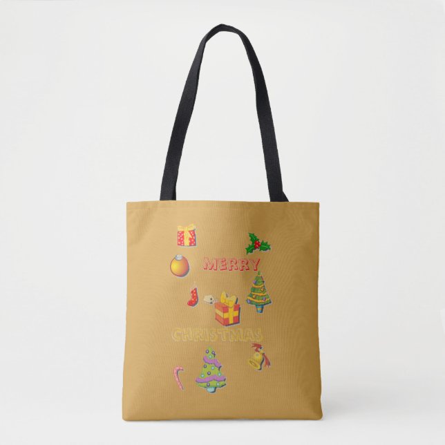 Merry Christmas Tote bag (Front)