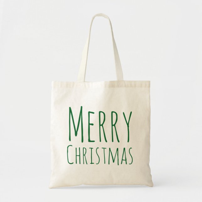 Merry Christmas Tote Bag (Front)