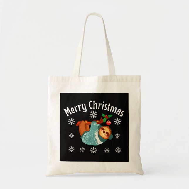 Merry Christmas Tote Bag (Front)