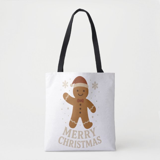 Merry Christmas Tote Bag (Front)
