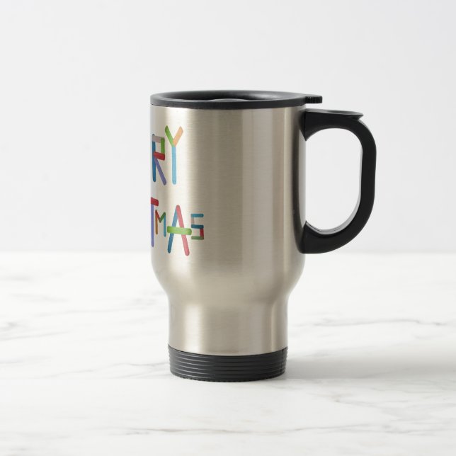 Merry Christmas Travel Mug (Right)