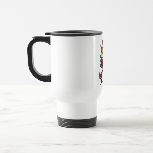 Merry Christmas  Travel Mug (Left)