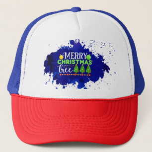 Merry Christmas Tree-34564 Trucker Hat