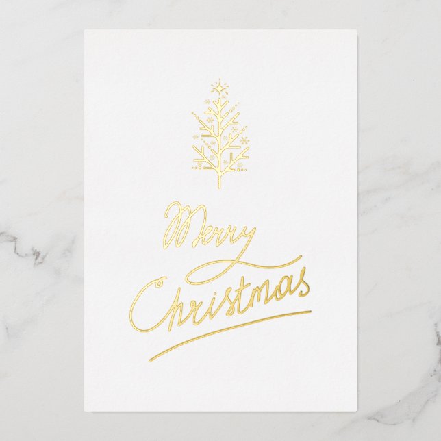 Merry Christmas Tree | Add Your Photo (Front)