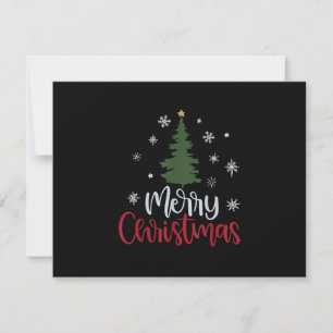 Merry Christmas Tree Christmas Shirts For Women An RSVP Card