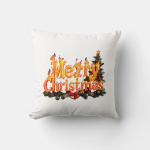 Merry Christmas Tree Cushion