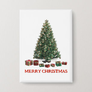 Merry Christmas. Tree (design 1) with gifts
