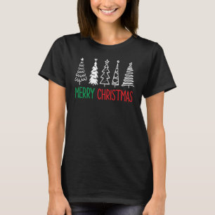 Merry Christmas Tree, Fun Christmas T-Shirt