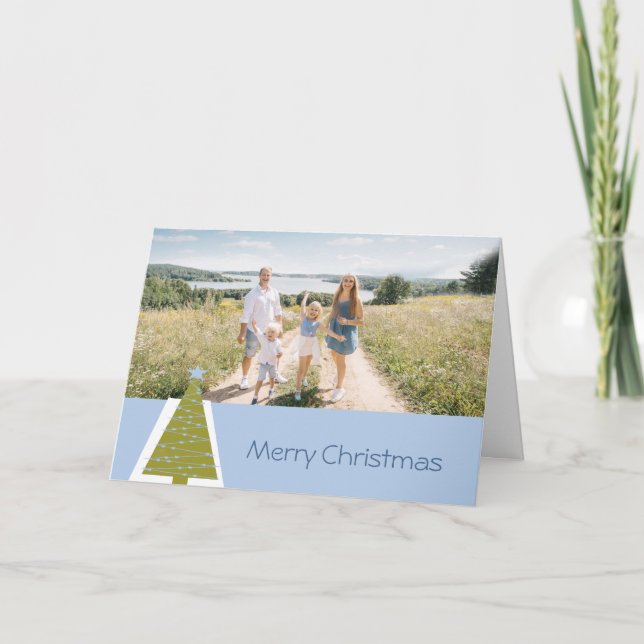 Merry Christmas Tree - Holiday Card (Front)