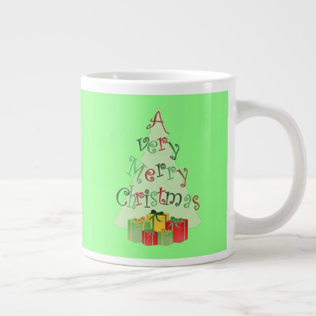 Merry Christmas Tree Holiday Mug (Right)