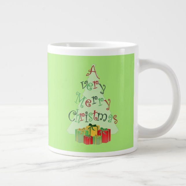Merry Christmas Tree Holiday Mug (Right)