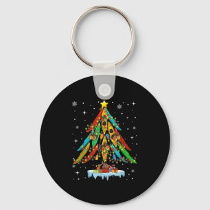 Merry Christmas Tree Kayak Kayaking - Uni-adults,  Key Ring