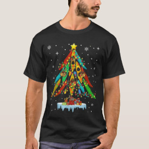 Merry Christmas Tree Kayak Kayaking - Uni-adults,  T-Shirt