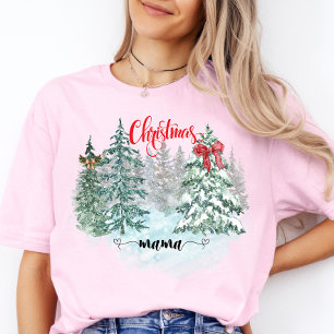 Merry Christmas Tree Mama Cute Xmas Mother Gift T-Shirt