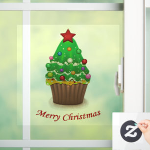 Merry Christmas Tree Muffin Cupcake