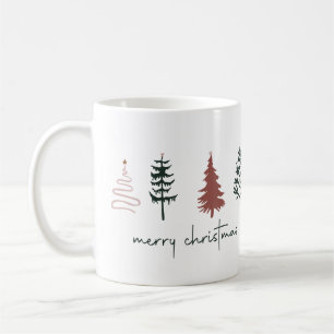 Merry Christmas tree mug