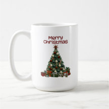 Merry Christmas Tree Mug