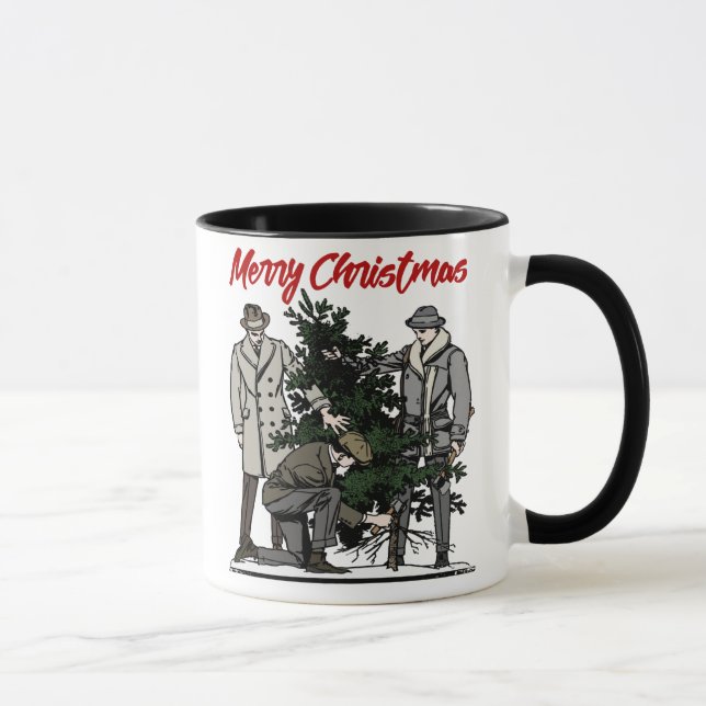 Merry Christmas Tree  Mug (Right)