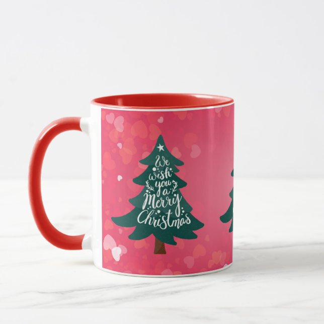 Merry Christmas Tree Mug (Left)