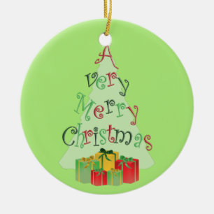 Merry Christmas Tree Ornaments