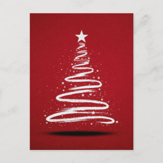 Merry Christmas Tree. Postcard