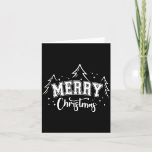 Merry Christmas Tree Santa Xmas Family Matching Pa Card